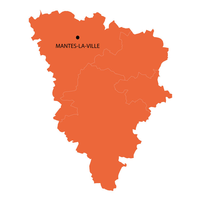 Carte Yvelines Mantes-la-Ville Eco Solutions