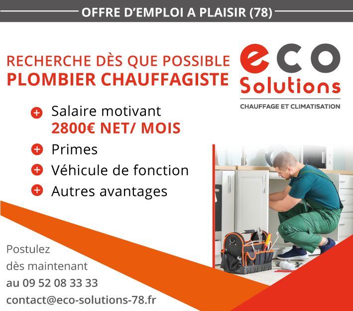 Recrutement Plombier Chauffagiste Plaisir