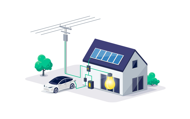 schema-panneaux-solaires Schéma fonctionnement panneaux solaires